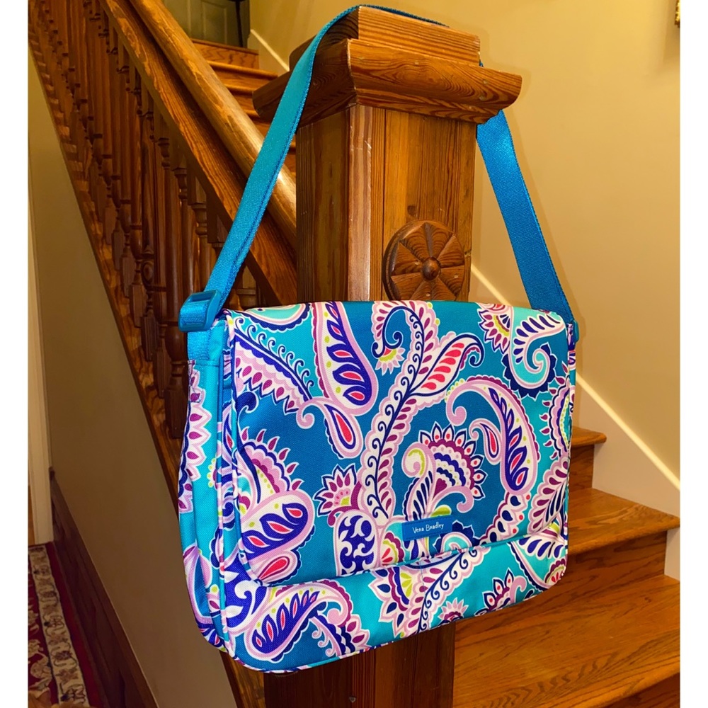 Vera Bradley Lighten Up Messenger Bag Waikiki Blue